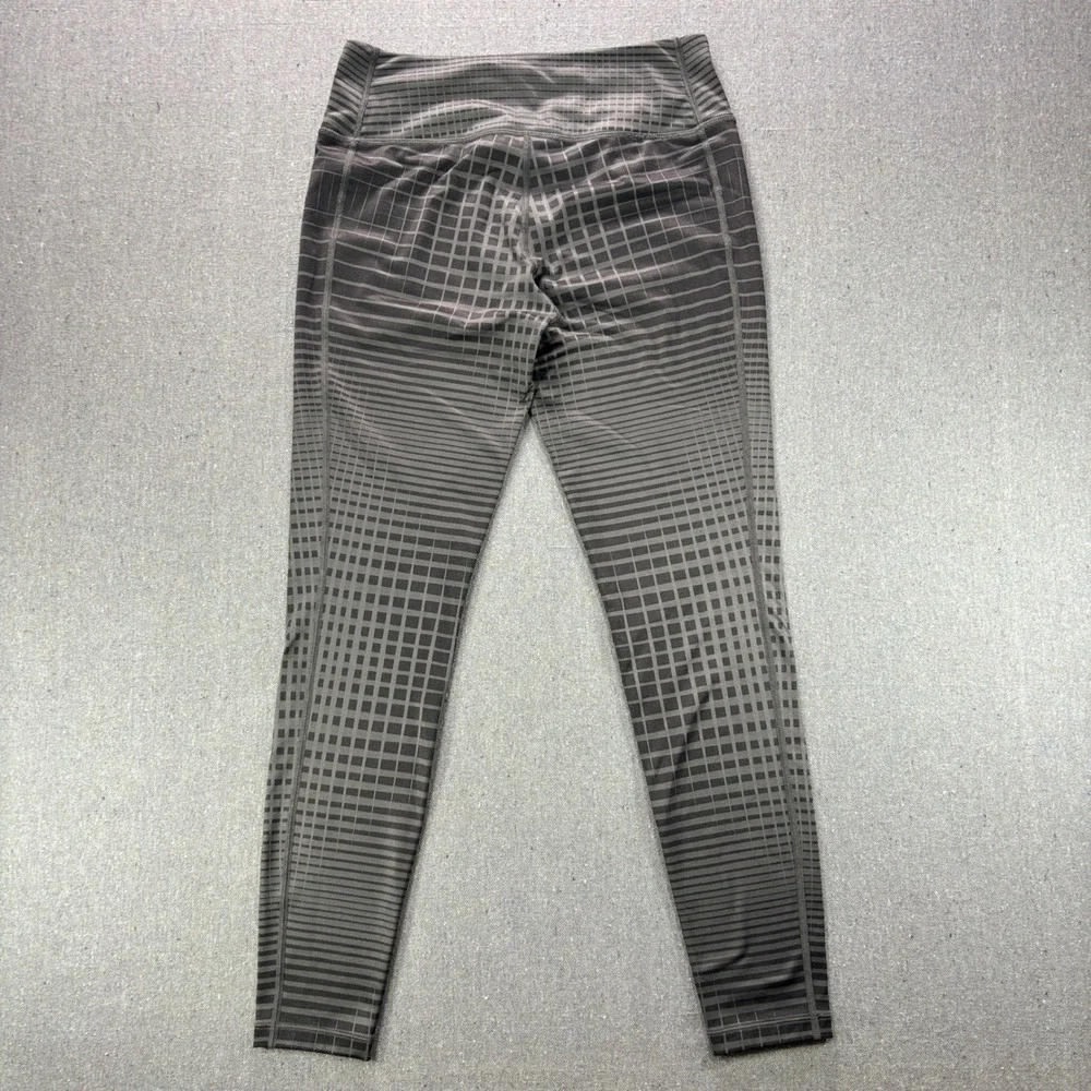 Nike Golf Leggings Women S Small Grey Black Dri-FIT Tour Premium Grid Tights